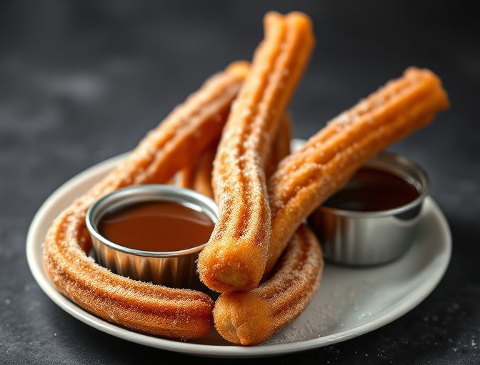 Churros with Chocolate