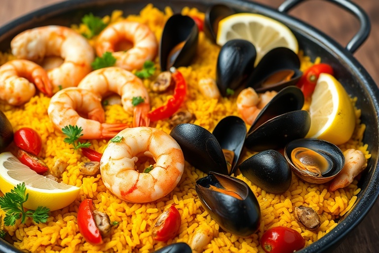Seafood Paella