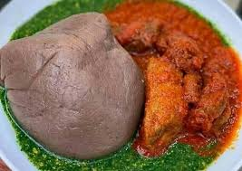 Amala with Ewedu